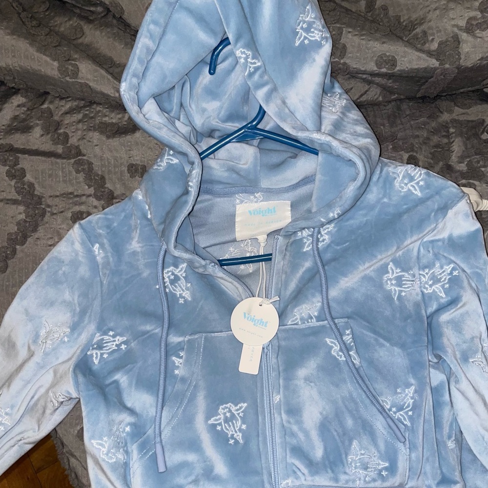 Cropped halo hoodie by Voight by Valetina